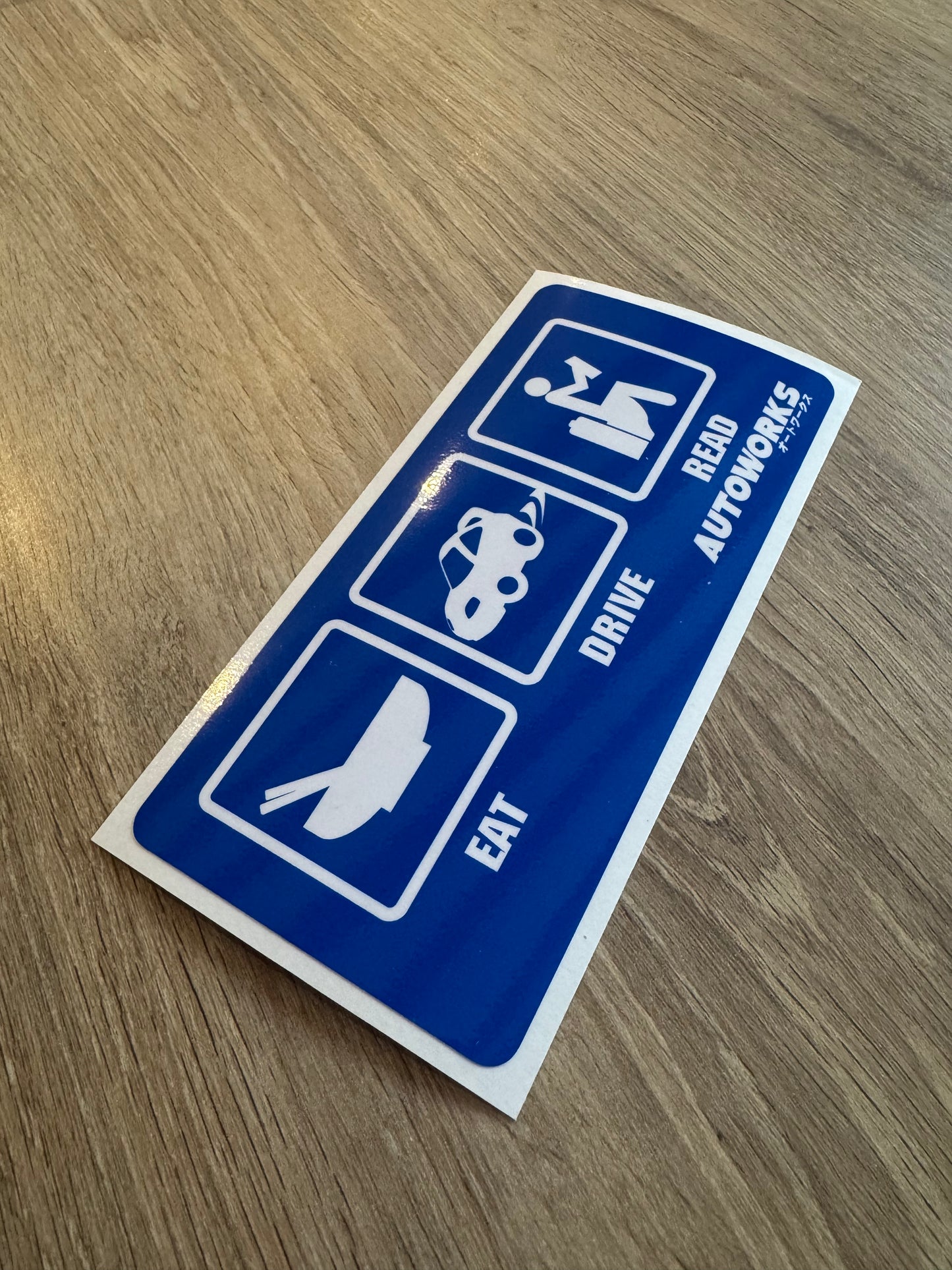 Sticker Eat Drive Read Autoworks Magazine